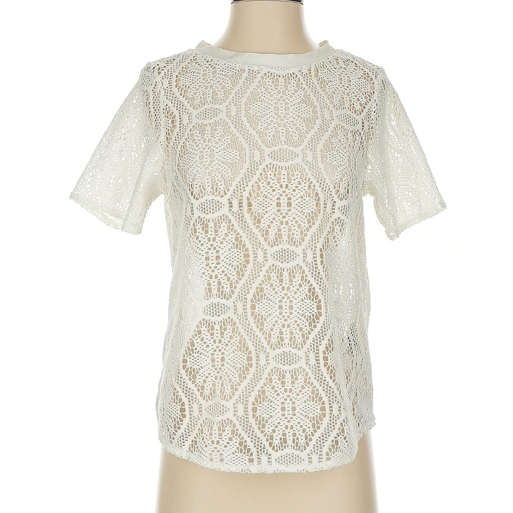Elegant White Lace Top